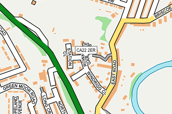 CA22 2ER map - OS OpenMap – Local (Ordnance Survey)