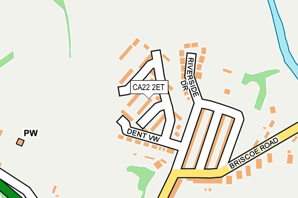 CA22 2ET map - OS OpenMap – Local (Ordnance Survey)