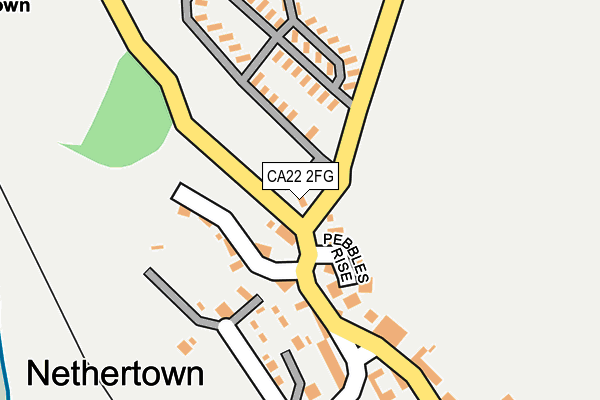 CA22 2FG map - OS OpenMap – Local (Ordnance Survey)