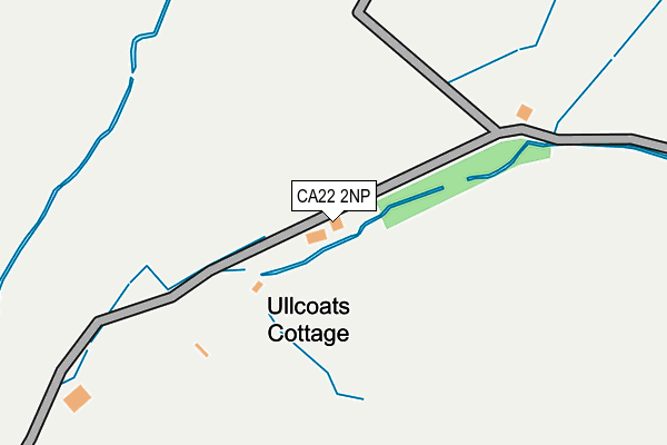 CA22 2NP map - OS OpenMap – Local (Ordnance Survey)