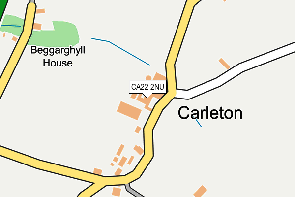 CA22 2NU map - OS OpenMap – Local (Ordnance Survey)