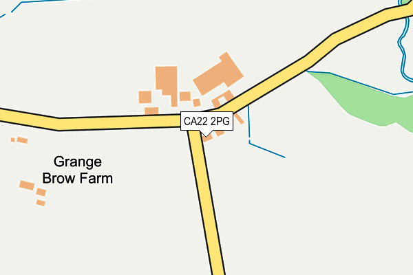 CA22 2PG map - OS OpenMap – Local (Ordnance Survey)