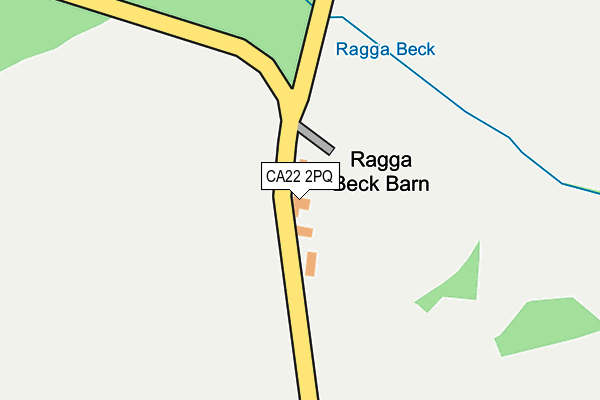 CA22 2PQ map - OS OpenMap – Local (Ordnance Survey)