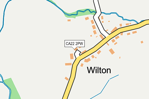 CA22 2PW map - OS OpenMap – Local (Ordnance Survey)