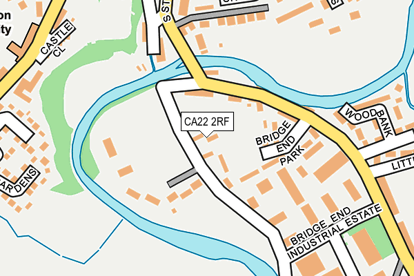 CA22 2RF map - OS OpenMap – Local (Ordnance Survey)
