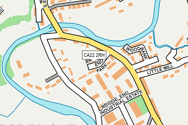 CA22 2RH map - OS OpenMap – Local (Ordnance Survey)