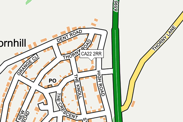 CA22 2RR map - OS OpenMap – Local (Ordnance Survey)