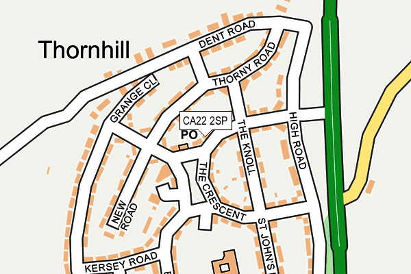 CA22 2SP map - OS OpenMap – Local (Ordnance Survey)