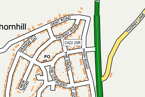 CA22 2SR map - OS OpenMap – Local (Ordnance Survey)