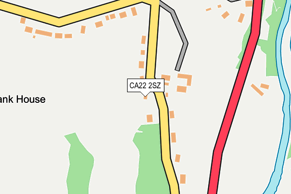 CA22 2SZ map - OS OpenMap – Local (Ordnance Survey)