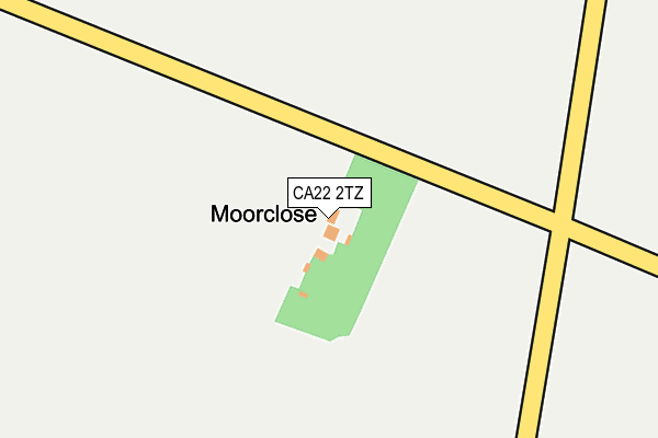 CA22 2TZ map - OS OpenMap – Local (Ordnance Survey)