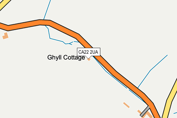 CA22 2UA map - OS OpenMap – Local (Ordnance Survey)
