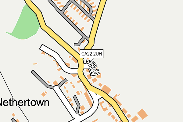 CA22 2UH map - OS OpenMap – Local (Ordnance Survey)