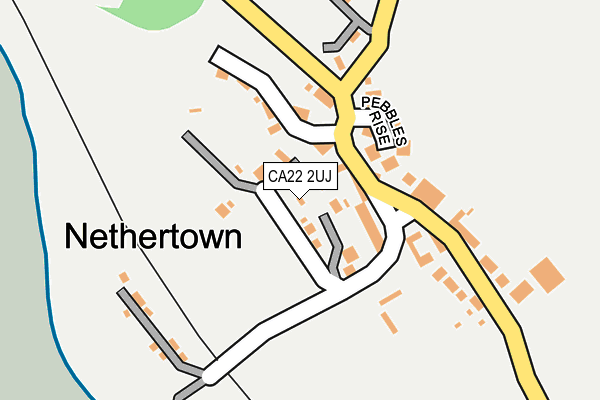 CA22 2UJ map - OS OpenMap – Local (Ordnance Survey)