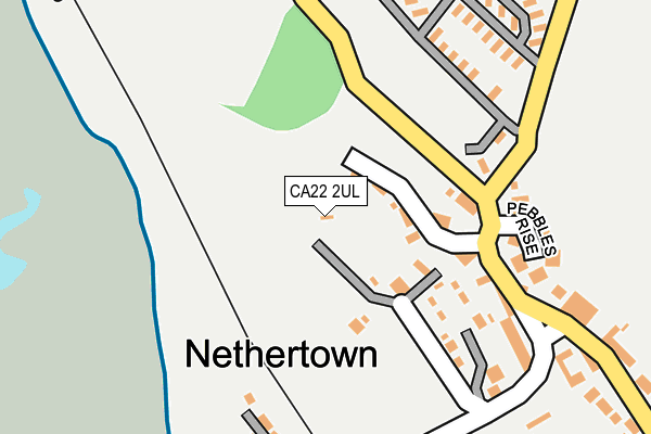 CA22 2UL map - OS OpenMap – Local (Ordnance Survey)