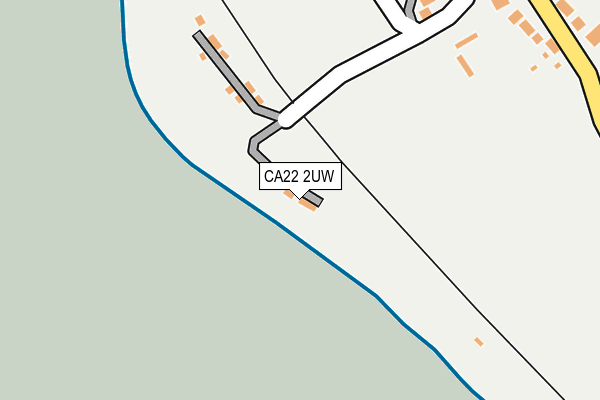 CA22 2UW map - OS OpenMap – Local (Ordnance Survey)