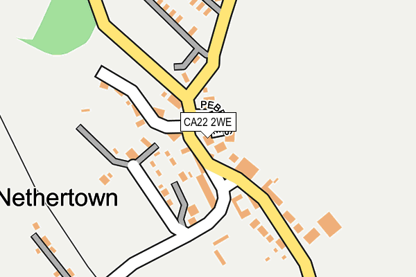 CA22 2WE map - OS OpenMap – Local (Ordnance Survey)