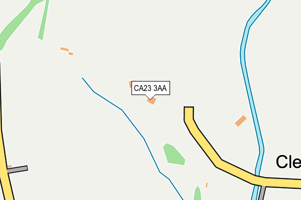 CA23 3AA map - OS OpenMap – Local (Ordnance Survey)