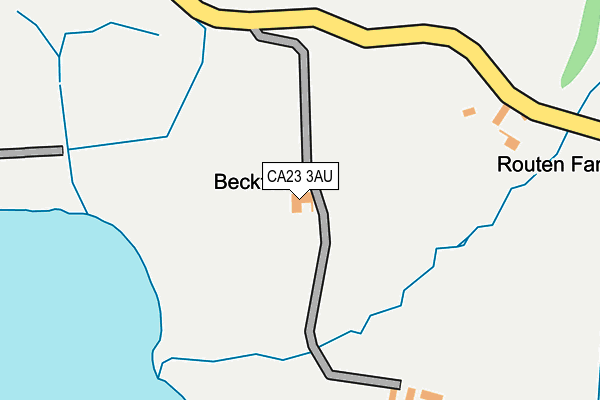 CA23 3AU map - OS OpenMap – Local (Ordnance Survey)