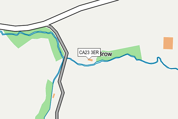 CA23 3ER map - OS OpenMap – Local (Ordnance Survey)