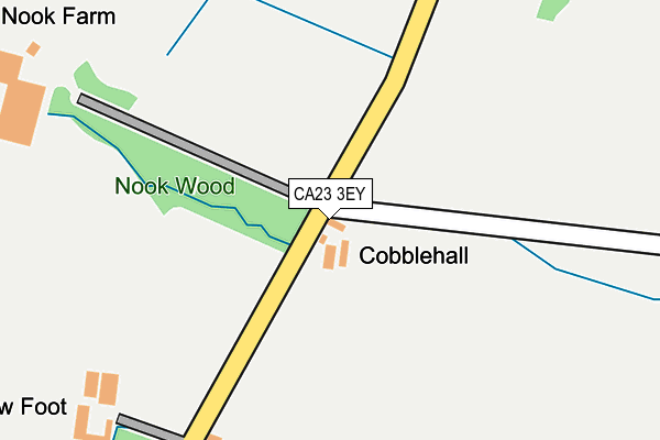 CA23 3EY map - OS OpenMap – Local (Ordnance Survey)