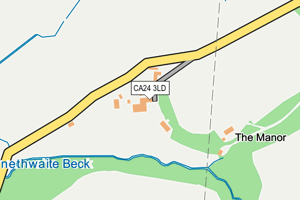 CA24 3LD map - OS OpenMap – Local (Ordnance Survey)