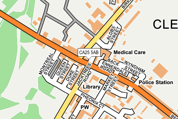 CA25 5AB map - OS OpenMap – Local (Ordnance Survey)