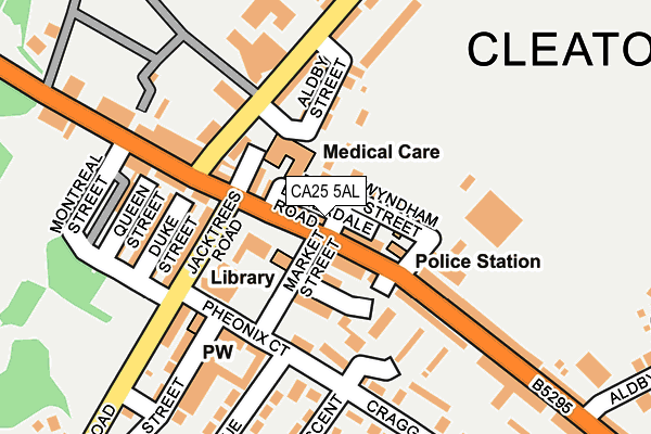 CA25 5AL map - OS OpenMap – Local (Ordnance Survey)