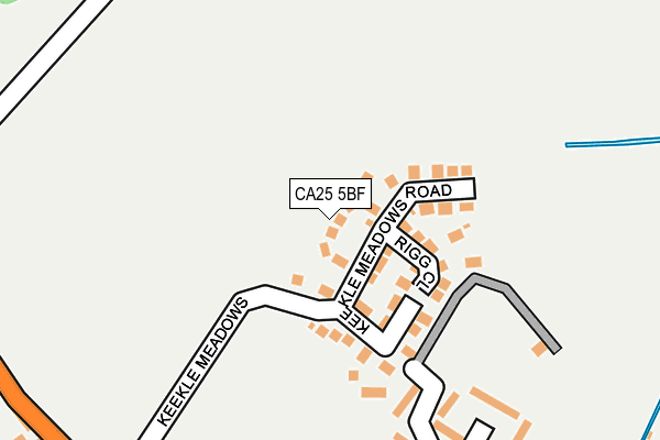 CA25 5BF map - OS OpenMap – Local (Ordnance Survey)