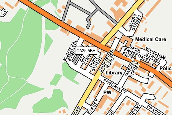 CA25 5BH map - OS OpenMap – Local (Ordnance Survey)