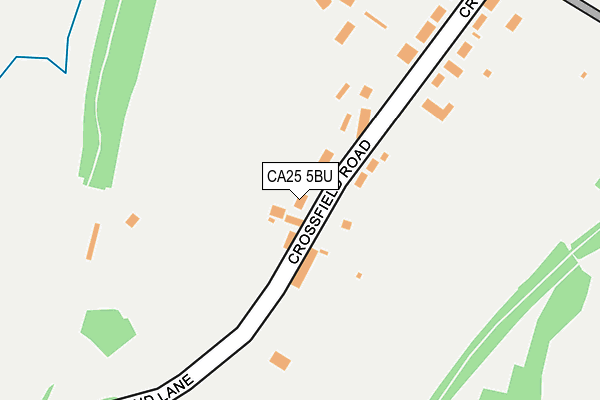 CA25 5BU map - OS OpenMap – Local (Ordnance Survey)