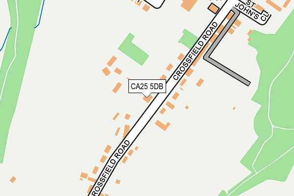 CA25 5DB map - OS OpenMap – Local (Ordnance Survey)