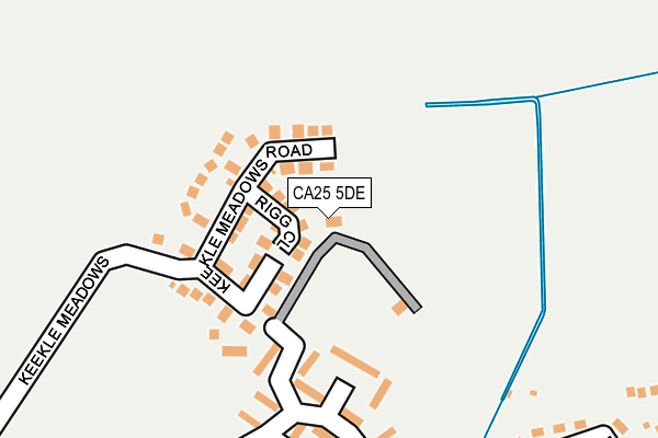 CA25 5DE map - OS OpenMap – Local (Ordnance Survey)