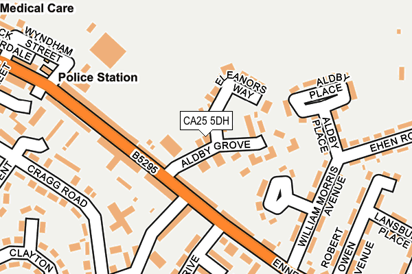 CA25 5DH map - OS OpenMap – Local (Ordnance Survey)