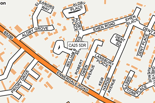 CA25 5DR map - OS OpenMap – Local (Ordnance Survey)
