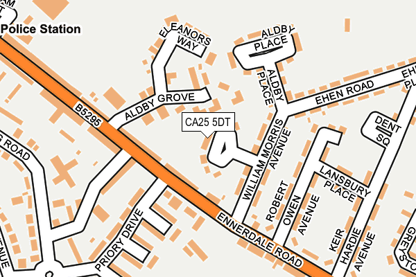 CA25 5DT map - OS OpenMap – Local (Ordnance Survey)