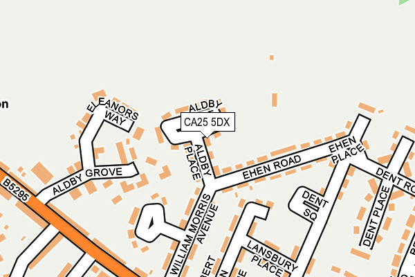 CA25 5DX map - OS OpenMap – Local (Ordnance Survey)