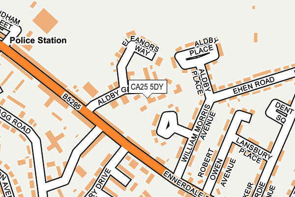 CA25 5DY map - OS OpenMap – Local (Ordnance Survey)