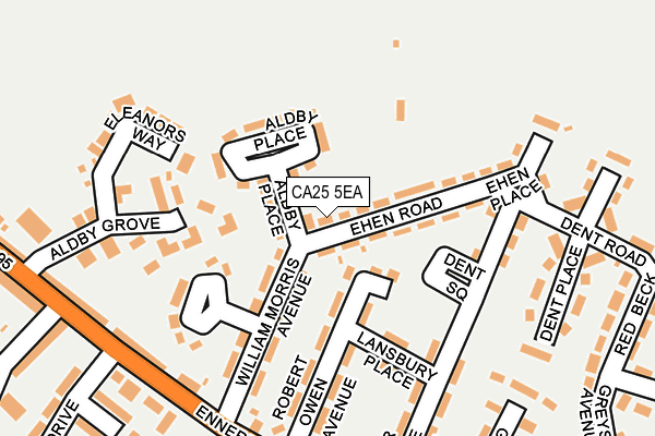 CA25 5EA map - OS OpenMap – Local (Ordnance Survey)