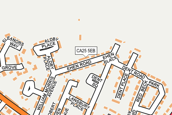 CA25 5EB map - OS OpenMap – Local (Ordnance Survey)