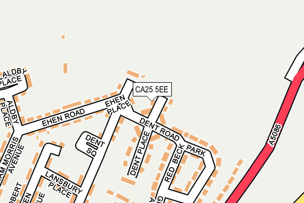 CA25 5EE map - OS OpenMap – Local (Ordnance Survey)