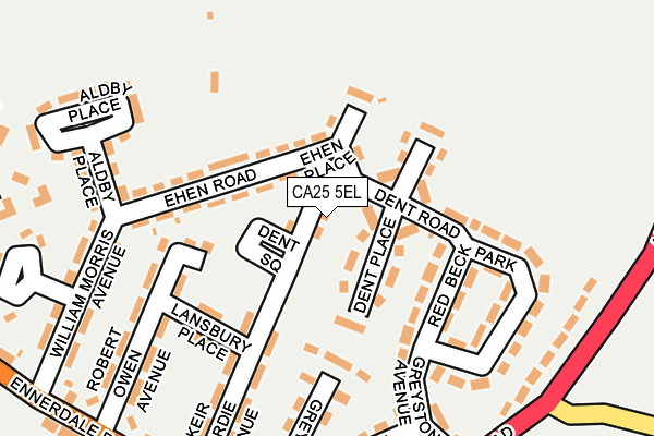 CA25 5EL map - OS OpenMap – Local (Ordnance Survey)