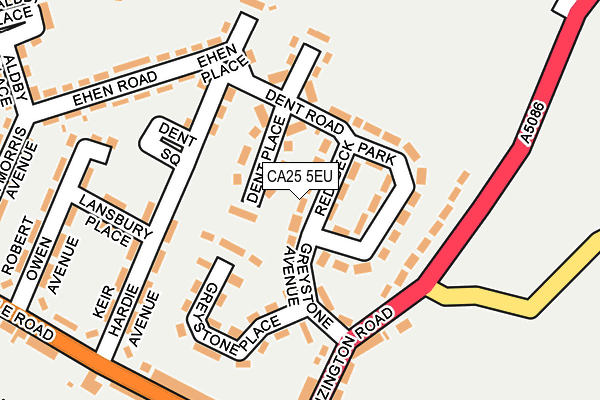 CA25 5EU map - OS OpenMap – Local (Ordnance Survey)