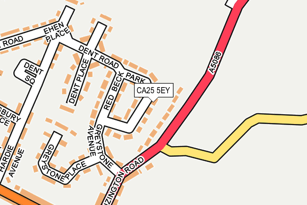 CA25 5EY map - OS OpenMap – Local (Ordnance Survey)