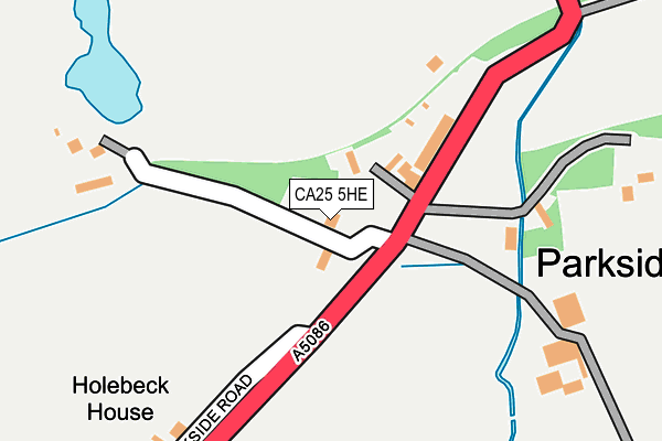 CA25 5HE map - OS OpenMap – Local (Ordnance Survey)