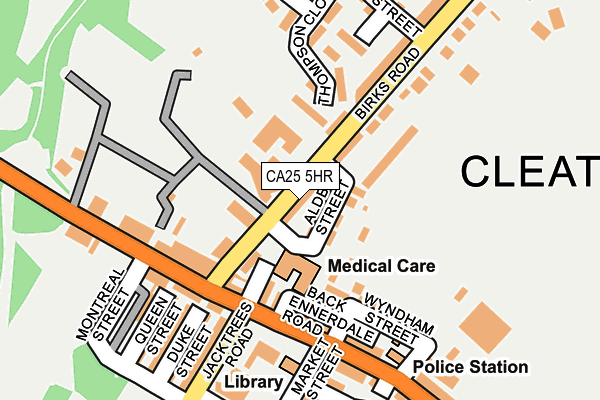 CA25 5HR map - OS OpenMap – Local (Ordnance Survey)