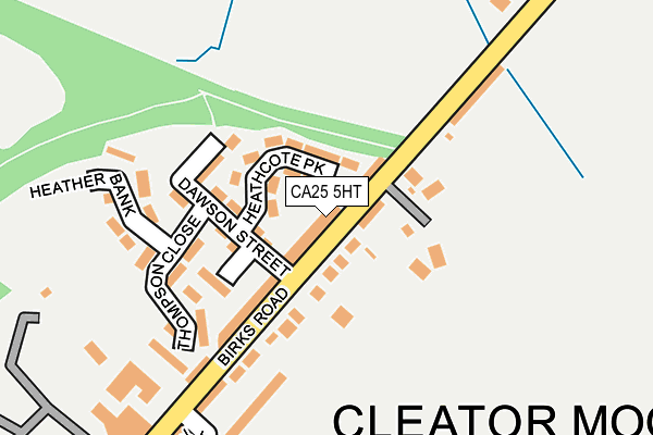 CA25 5HT map - OS OpenMap – Local (Ordnance Survey)