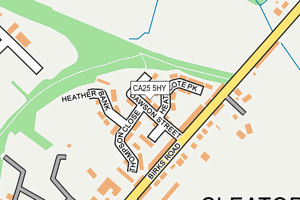 CA25 5HY map - OS OpenMap – Local (Ordnance Survey)