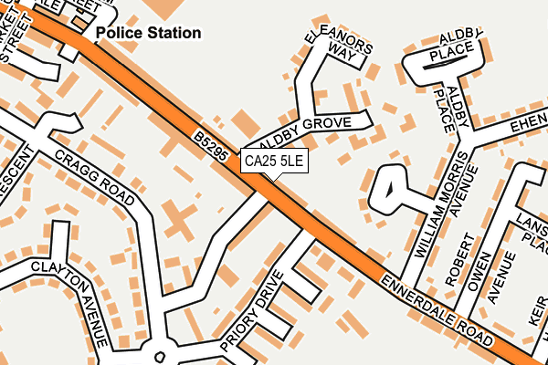 CA25 5LE map - OS OpenMap – Local (Ordnance Survey)