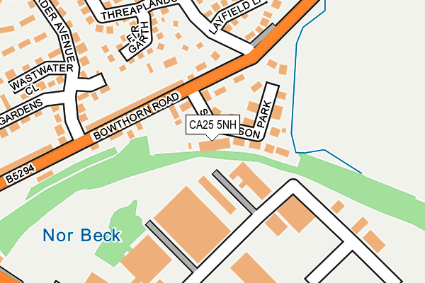 CA25 5NH map - OS OpenMap – Local (Ordnance Survey)